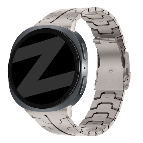Bandz Samsung Galaxy Watch 9 - 44mm Titanium Strap 'Iron' (Titanium)