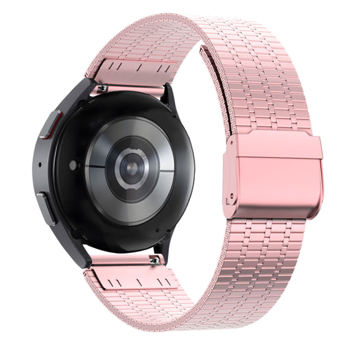 Bandz Garmin Forerunner 570 - 42mm Adjustable Steel Strap (Pink)