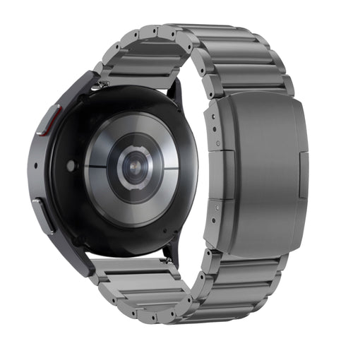 Bandz Huawei Watch Ultimate titanium schakel band (grafiet)