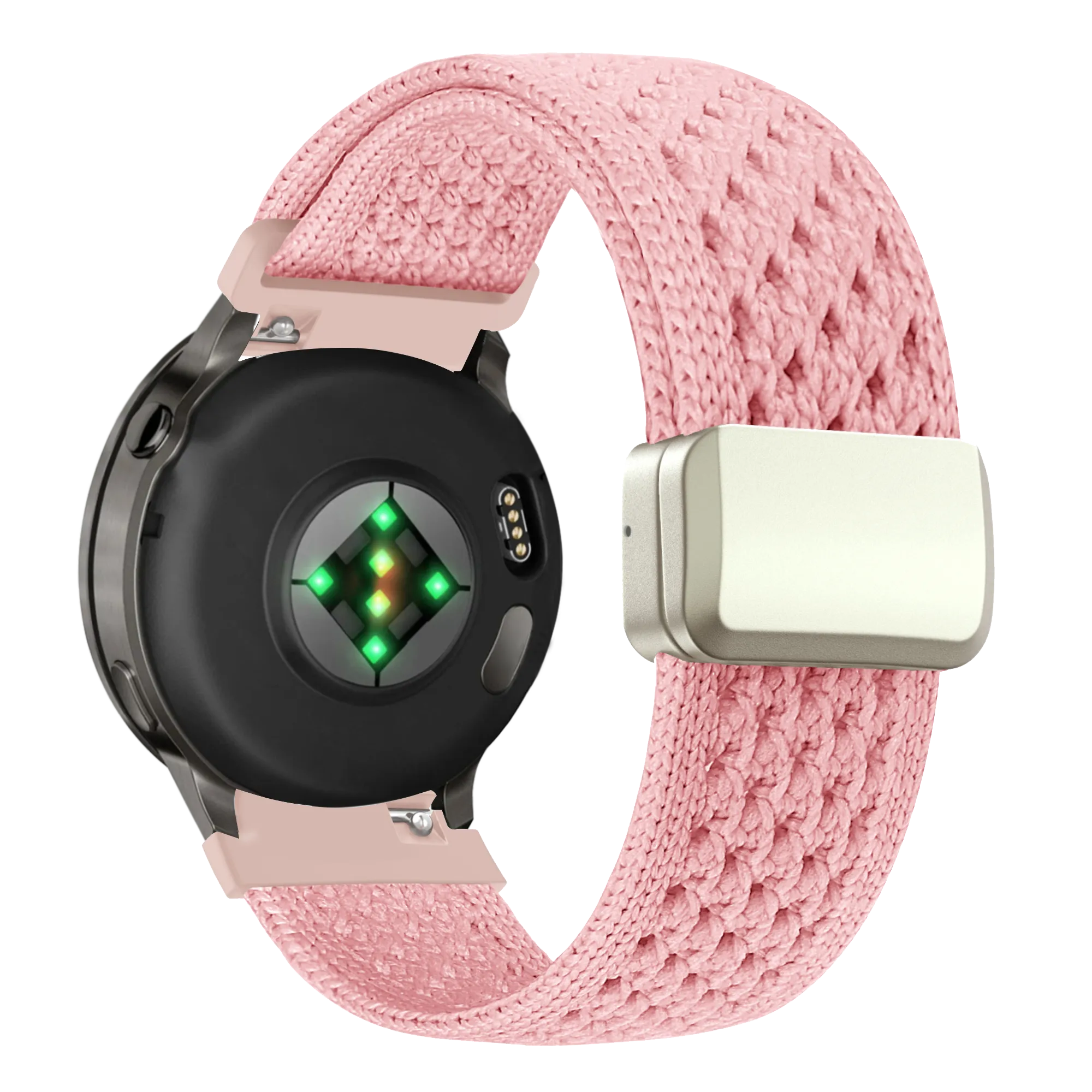 Bandz Garmin Approach J1 Vintage Nylon Strap (Pink)