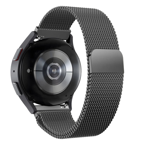 Bandz Amazfit Active 2 Milanese loop band (zwart)