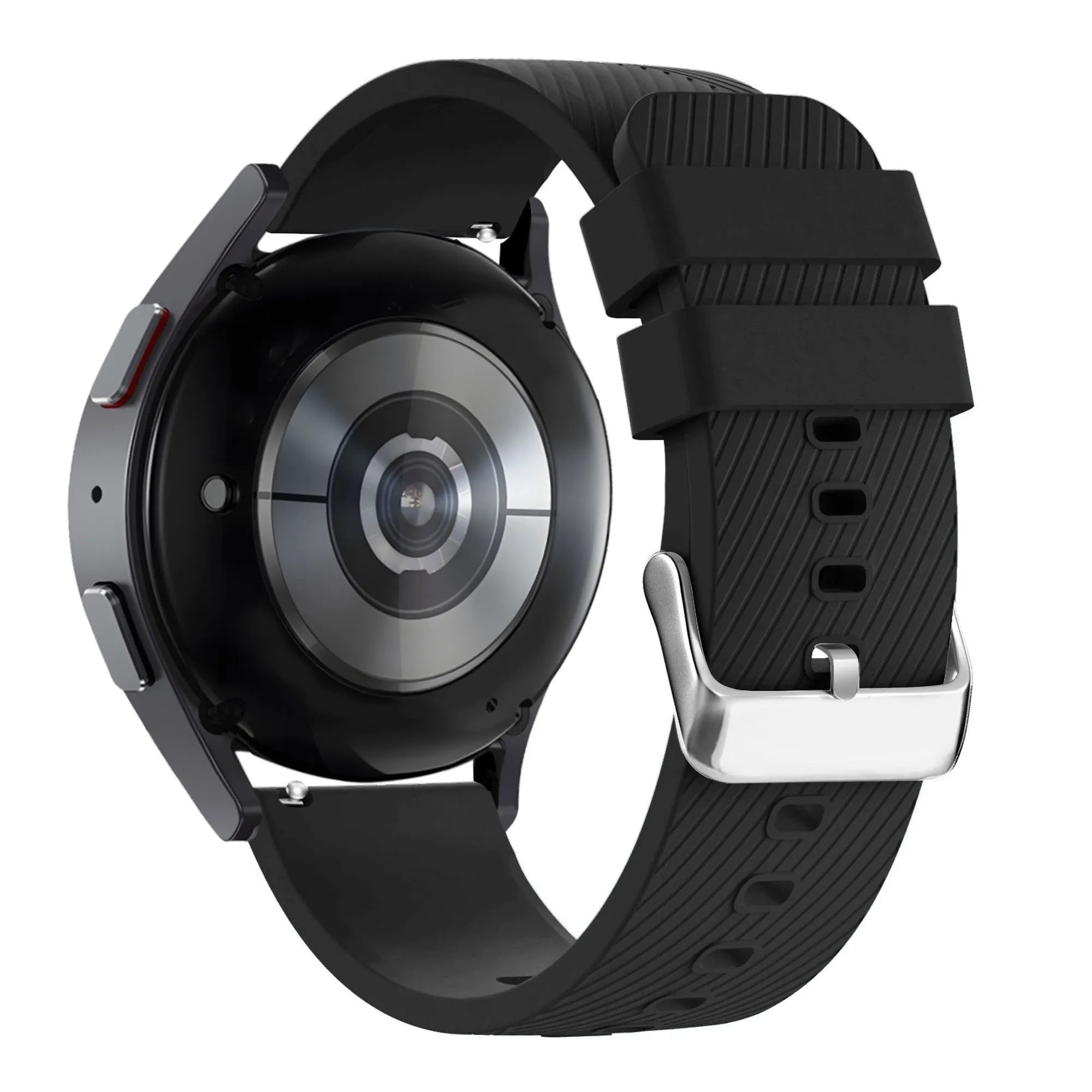 Bandz OnePlus Watch 3 siliconen band 'Deluxe' (zwart)