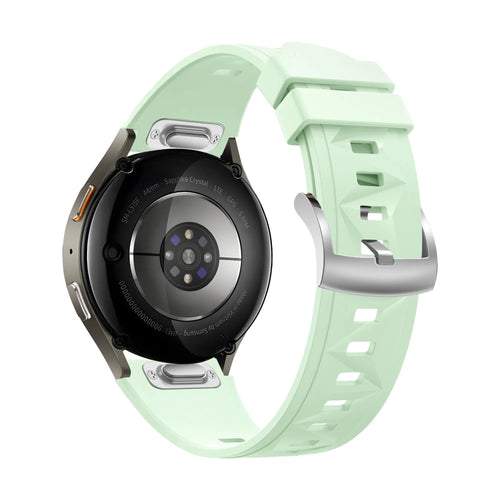 Bandz Fossil Gen 5e - 42mm siliconen band 'Easy fit' (lichtgroen)