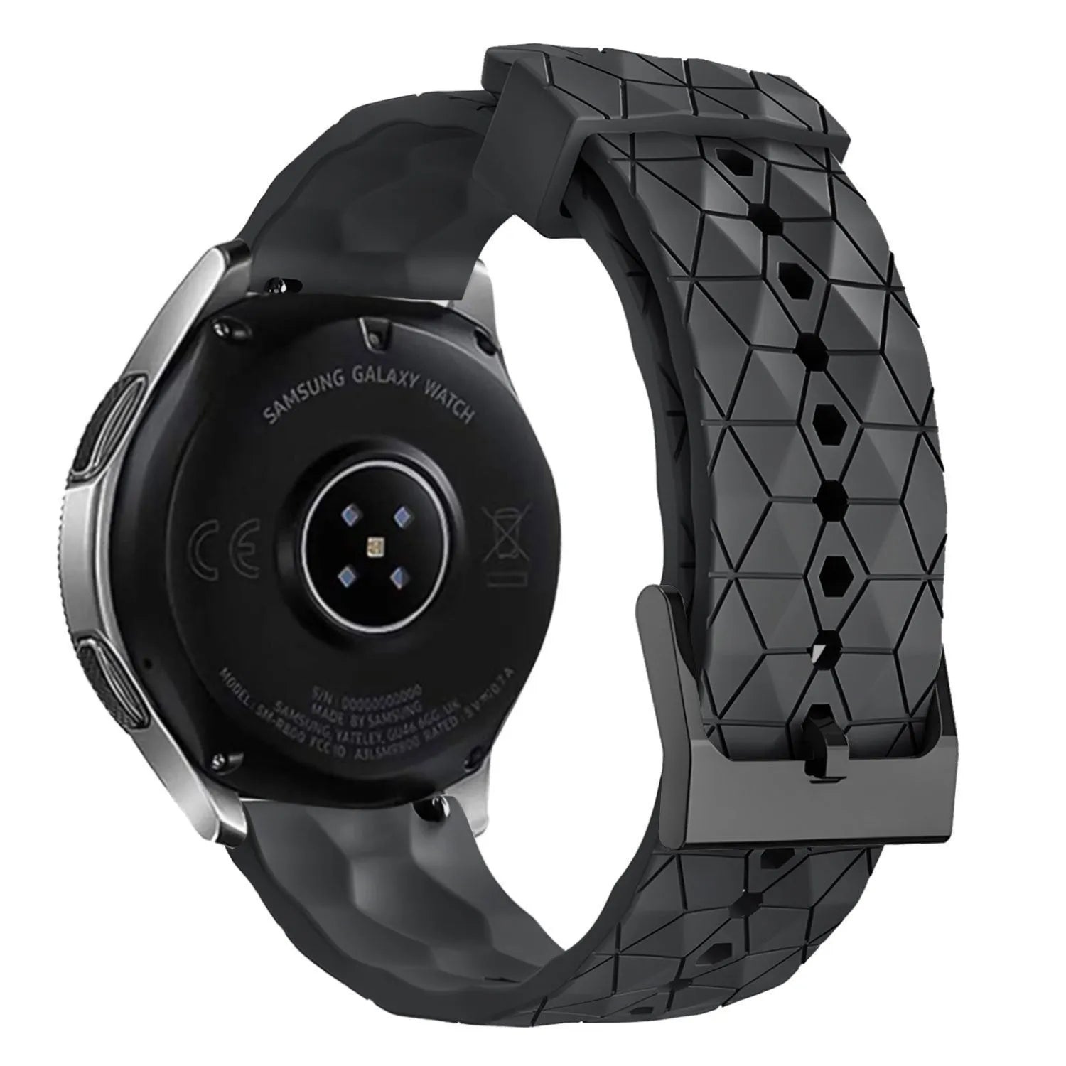 Suunto 9 Peak Silicone Hexa Strap (Black)