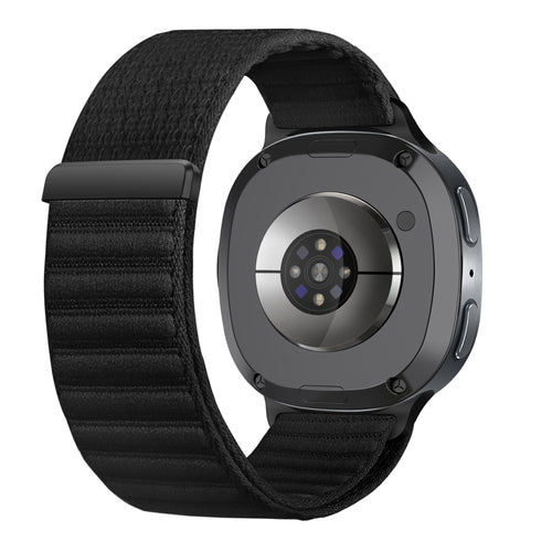 Samsung Galaxy Watch 9 - 44mm Wave Nylon Strap (Black)