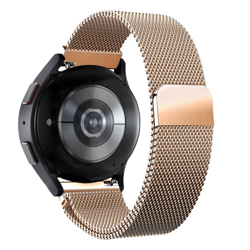 Bandz Garmin Venu SQ 2 Milanese loop band (rosé goud)