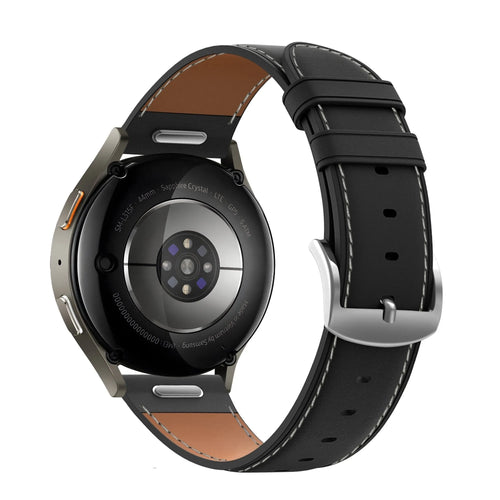 Bandz OnePlus Watch 3 - 43mm Leather Strap 'Easy Fit' (Black)