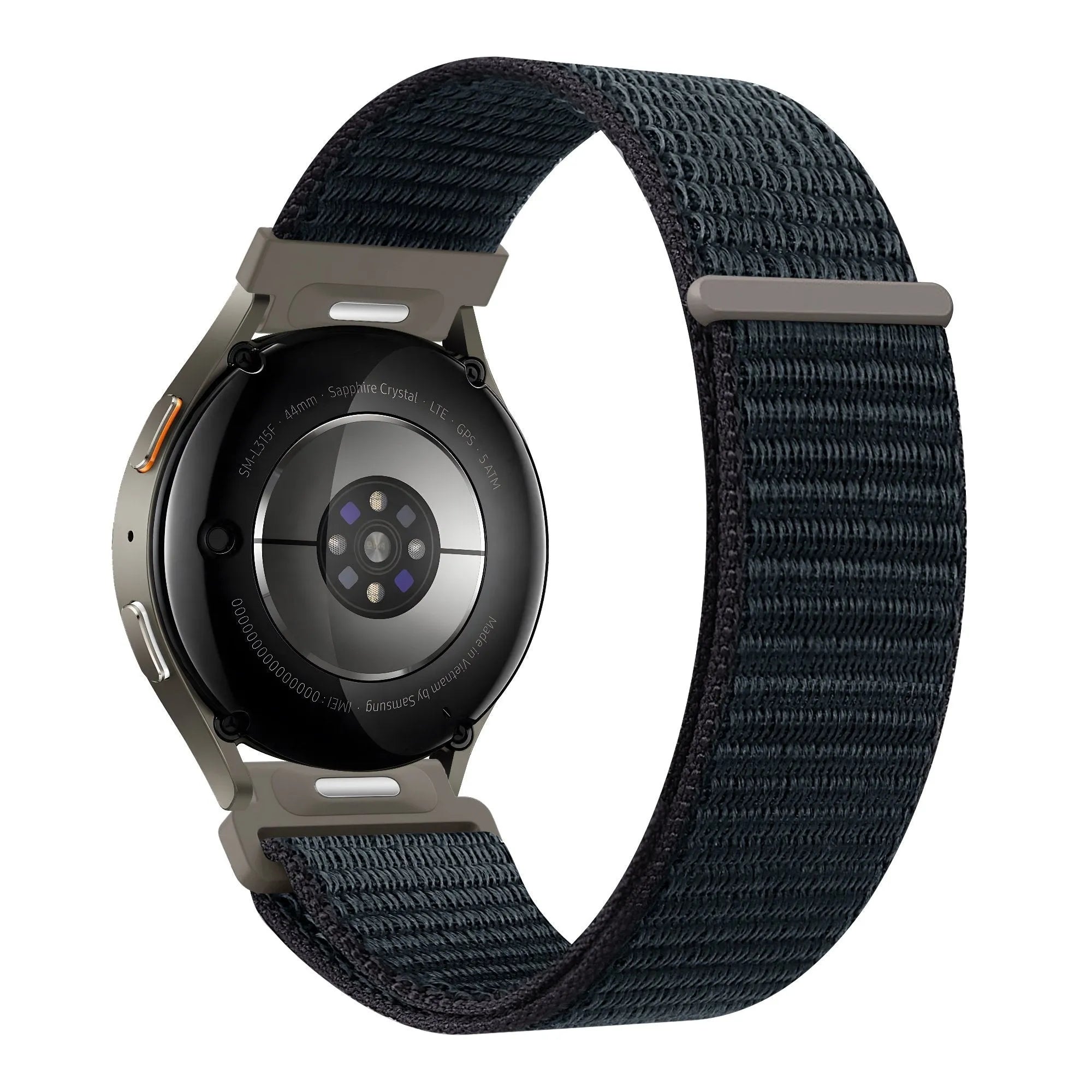 Bandz Amazfit Active nylon band 'Easy fit' (grijsblauw)