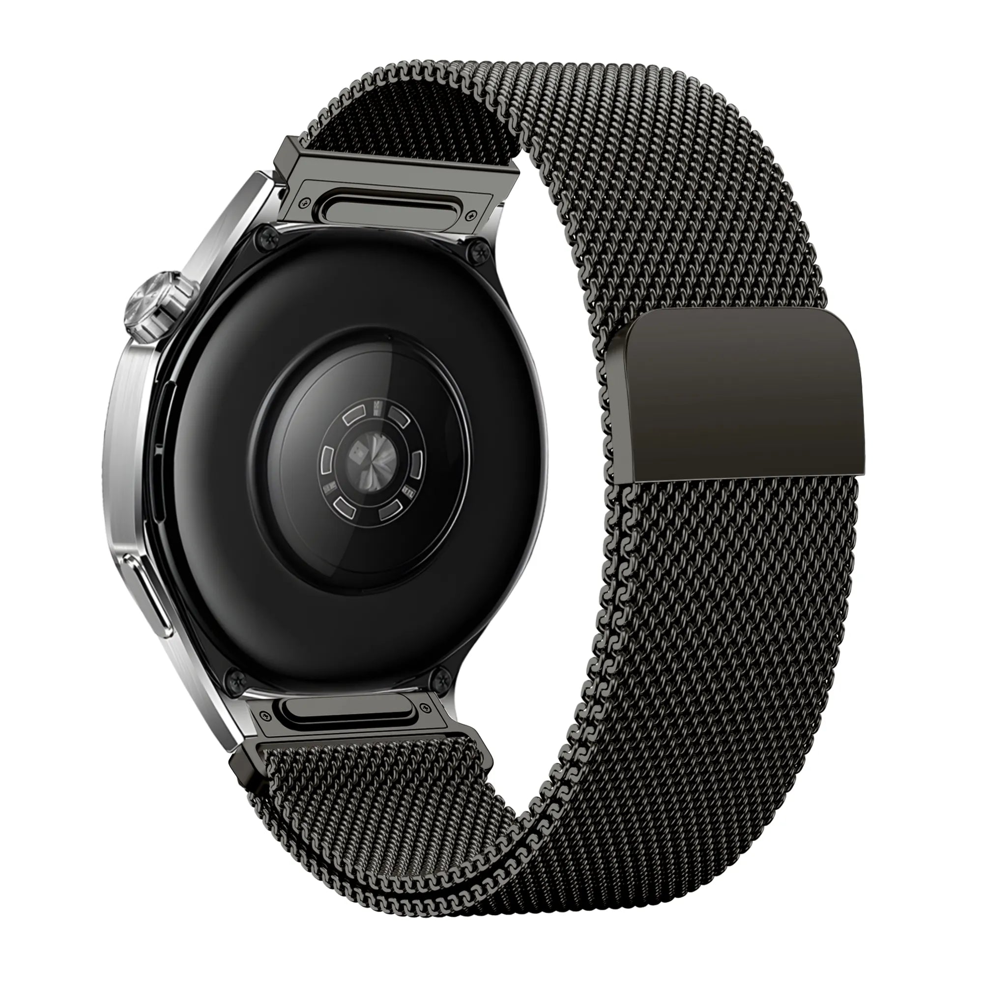 Bandz Huawei Watch GT 6 Pro - 46mm 'One push' Milanese band (titanium grijs)