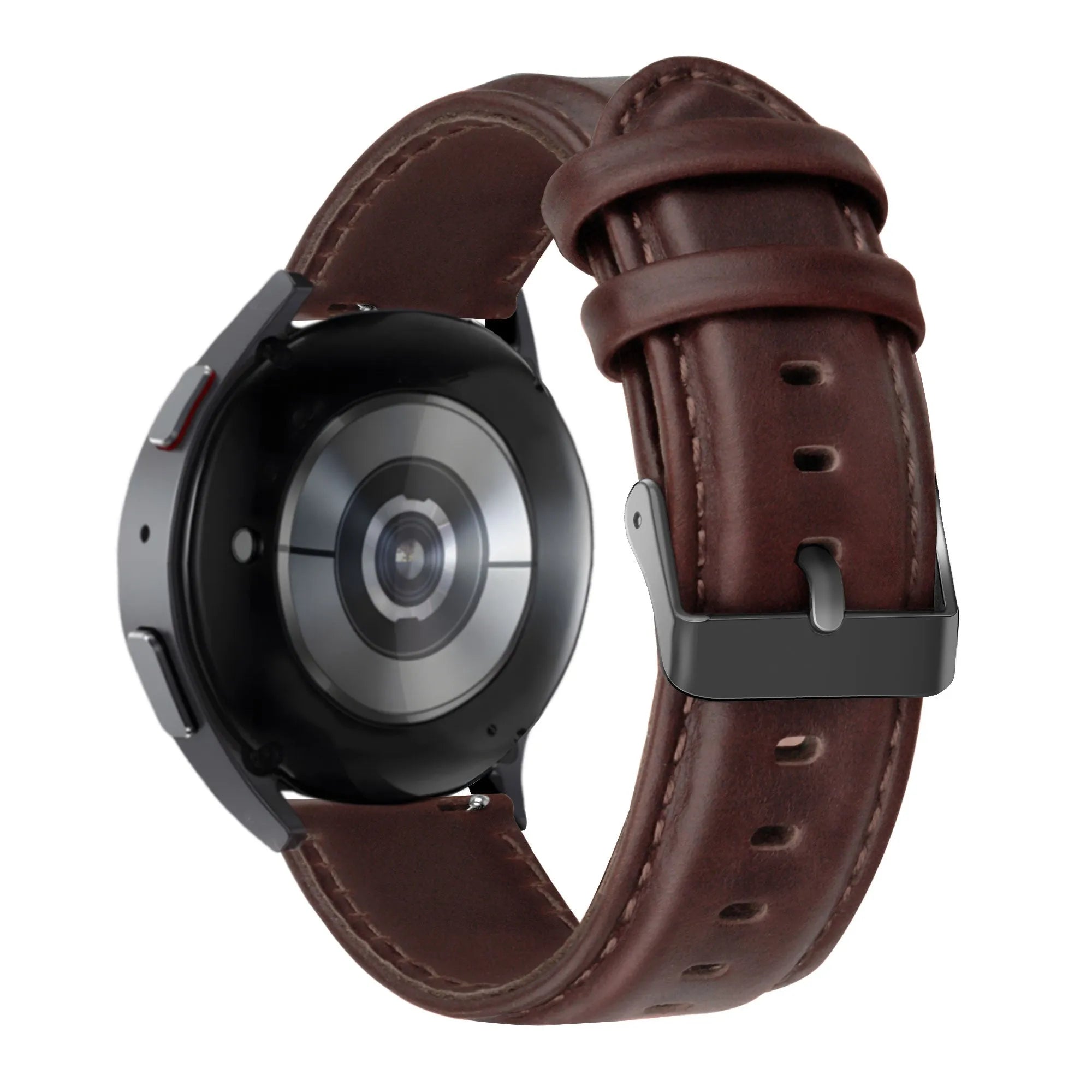 Bandz OnePlus Watch 3 Leather Strap 'Classic' (Dark Brown)