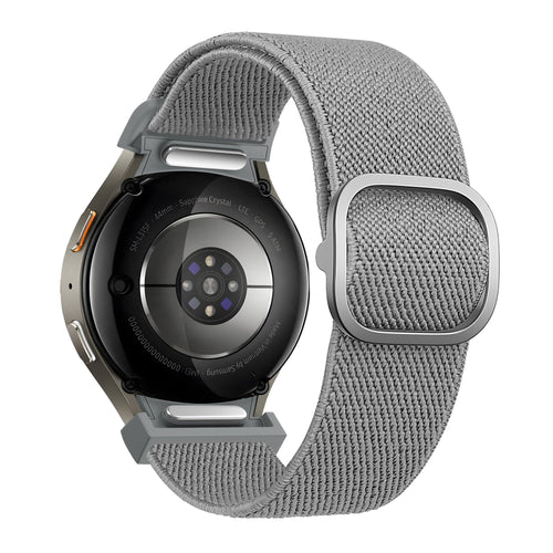 Bandz Samsung Galaxy Watch 6 - 44mm elastische band 'Easy fit' (grijs)
