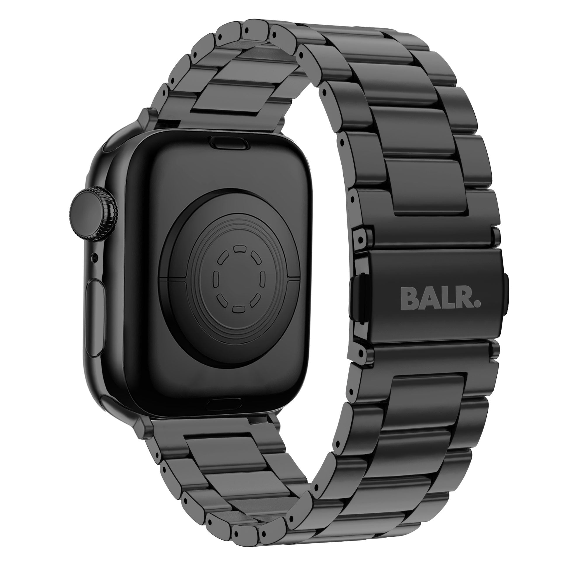 BALR Apple Watch Ultra stalen band (zwart)