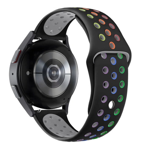 Bandz ICE Smart 2.0 Square 1.70 Sport Strap 'Deluxe' (Black/Rainbow)
