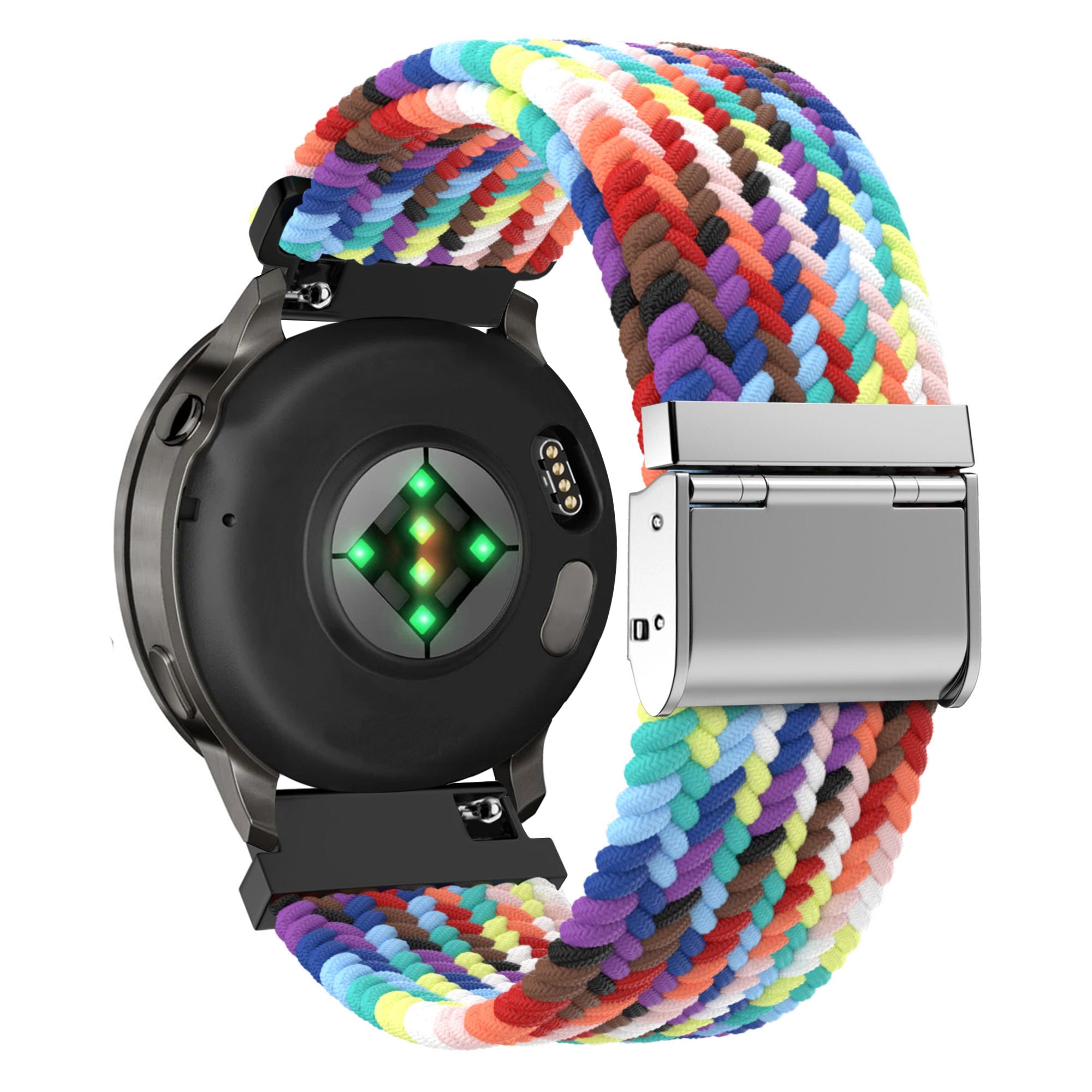 Bandz Garmin Forerunner 70 gevlochten nylon band (kleurrijk)