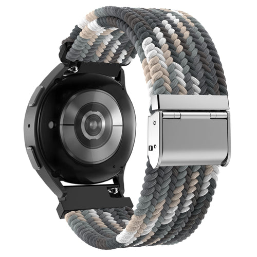 Bandz Amazfit Active 3 Premium Woven Nylon Strap (Slate)