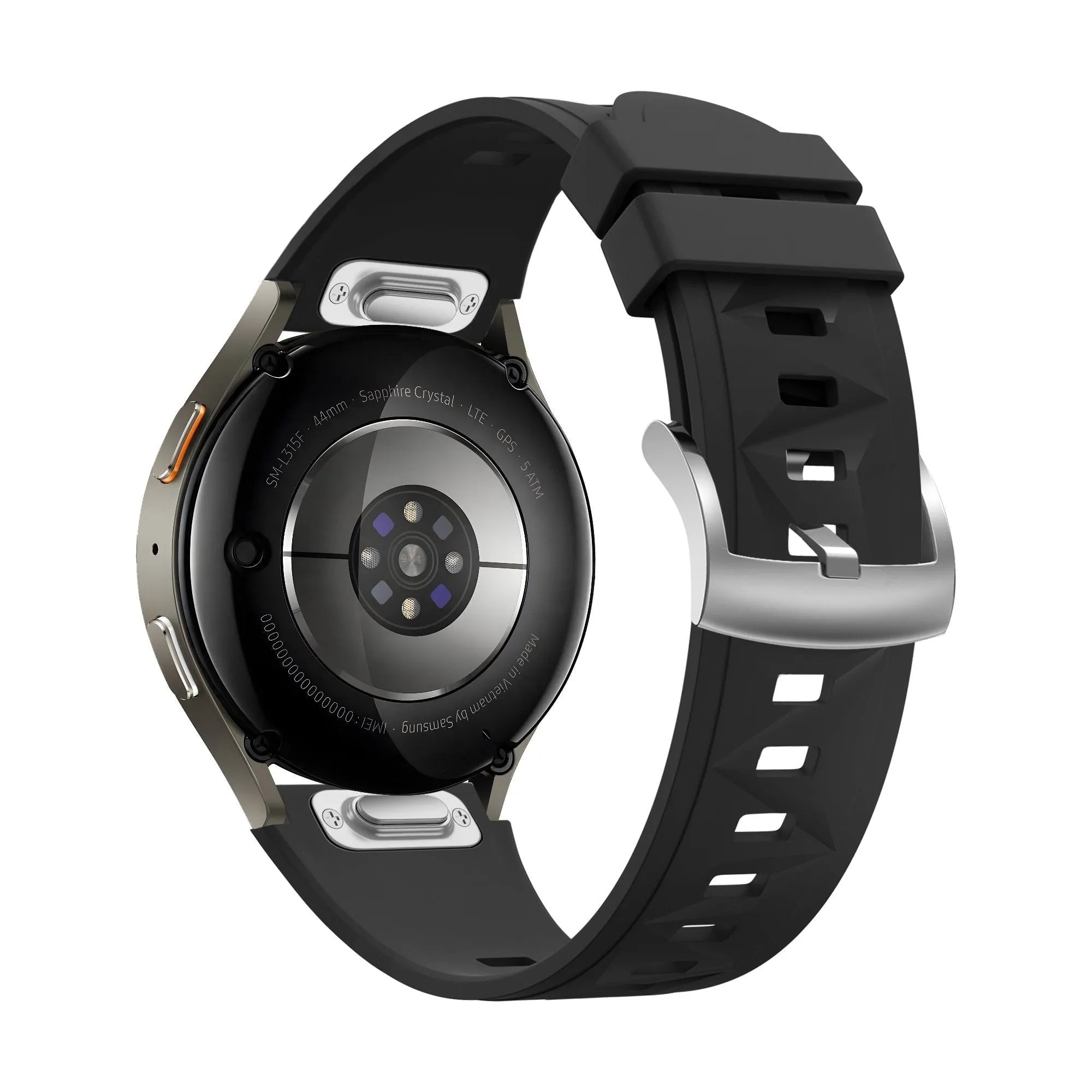Bandz Oppo Watch X2 Mini siliconen band 'Easy fit' (zwart)