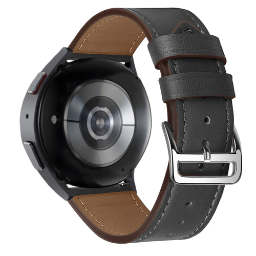 Bandz OnePlus Watch 3 lederen band 'Deluxe' (zwart)