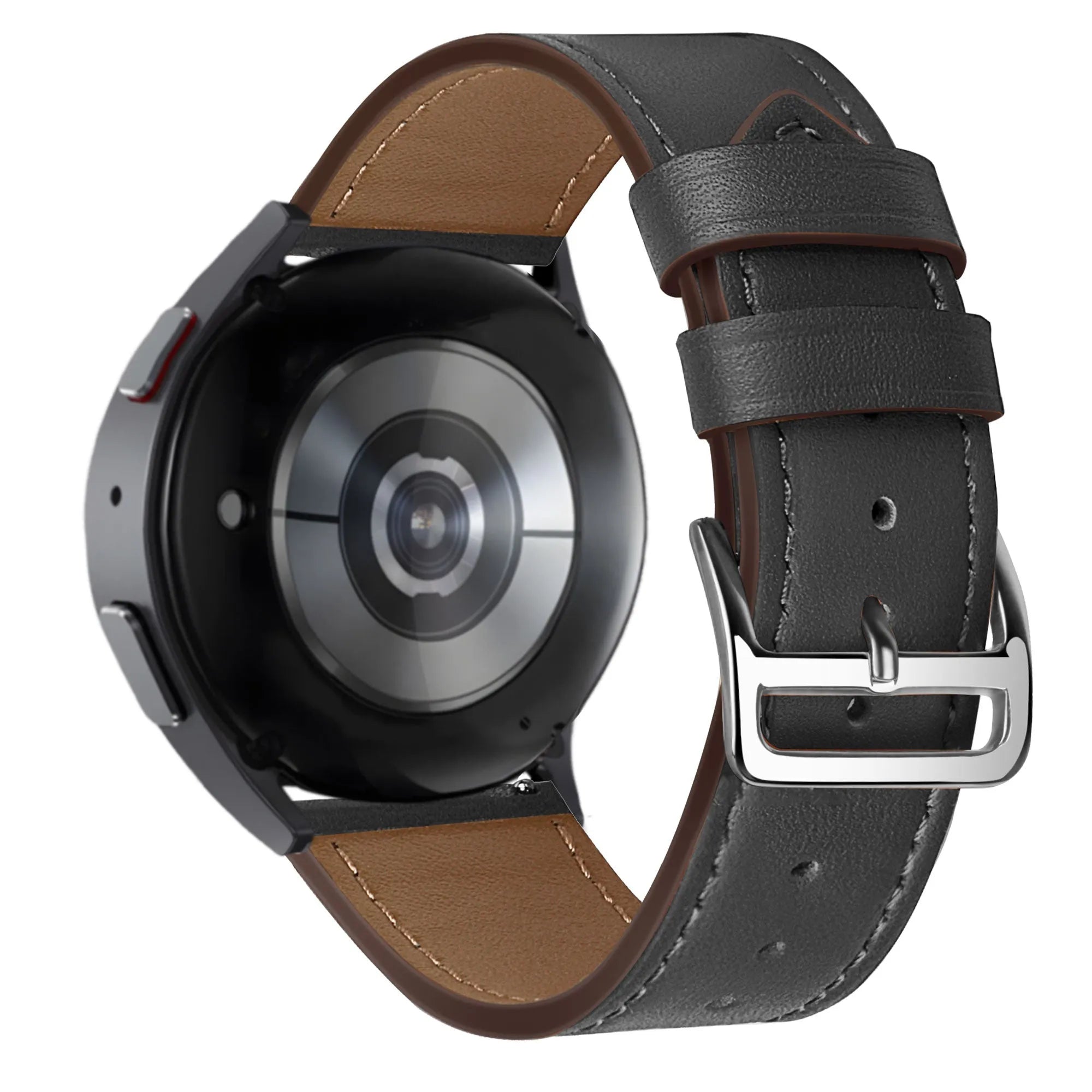 Bandz OnePlus Watch 3 lederen band 'Deluxe' (zwart)