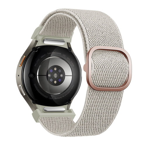 Bandz Samsung Galaxy Watch 6 - 40mm elastische band 'Easy fit' (beige)