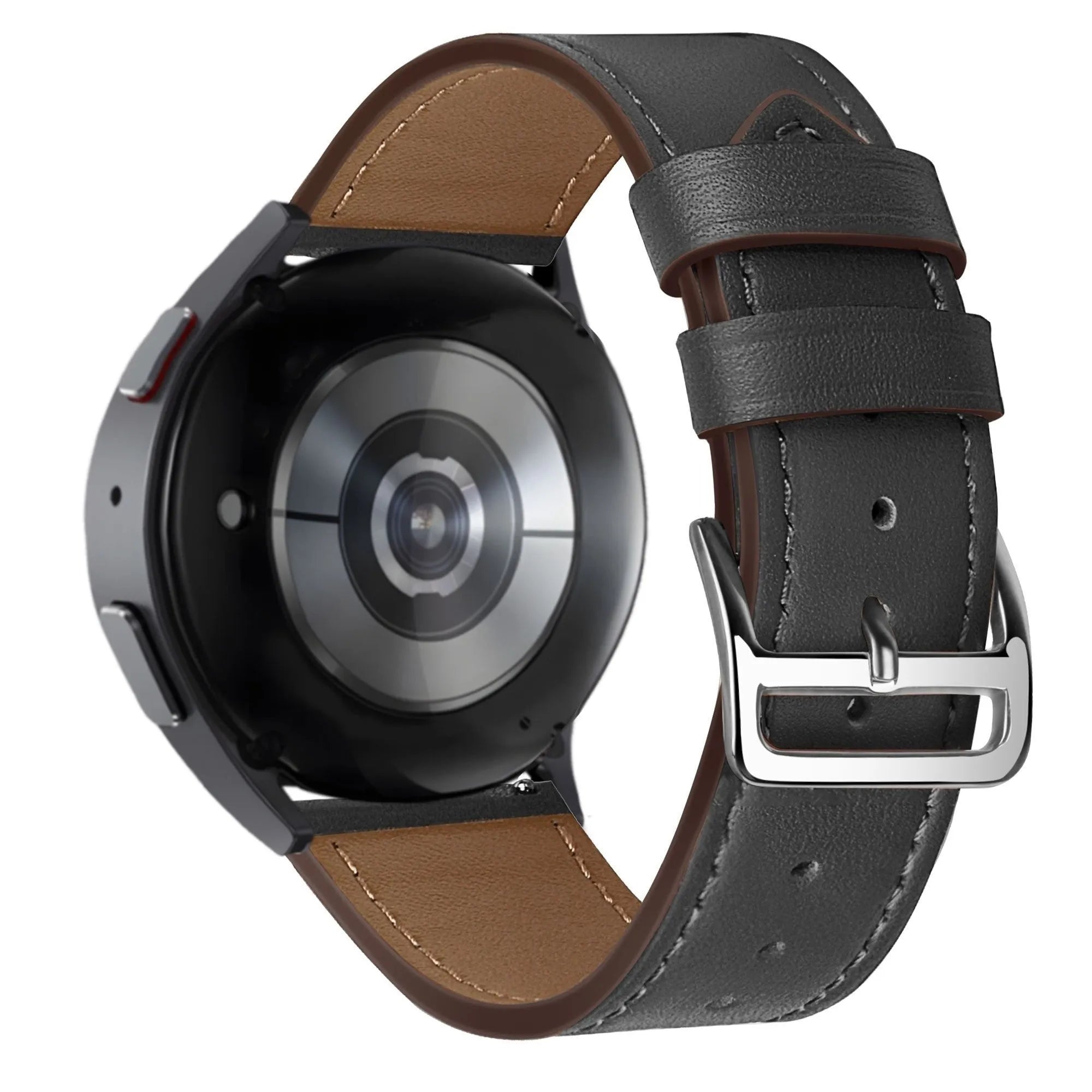 Bandz Suunto Race 2 lederen band 'Deluxe' (zwart)