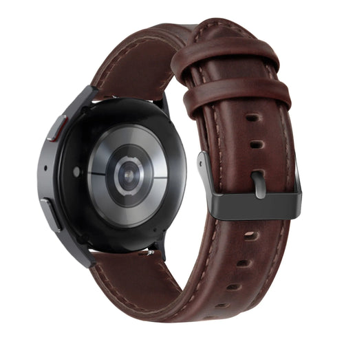 Bandz Suunto Race (S) lederen band 'Classic' (donkerbruin)