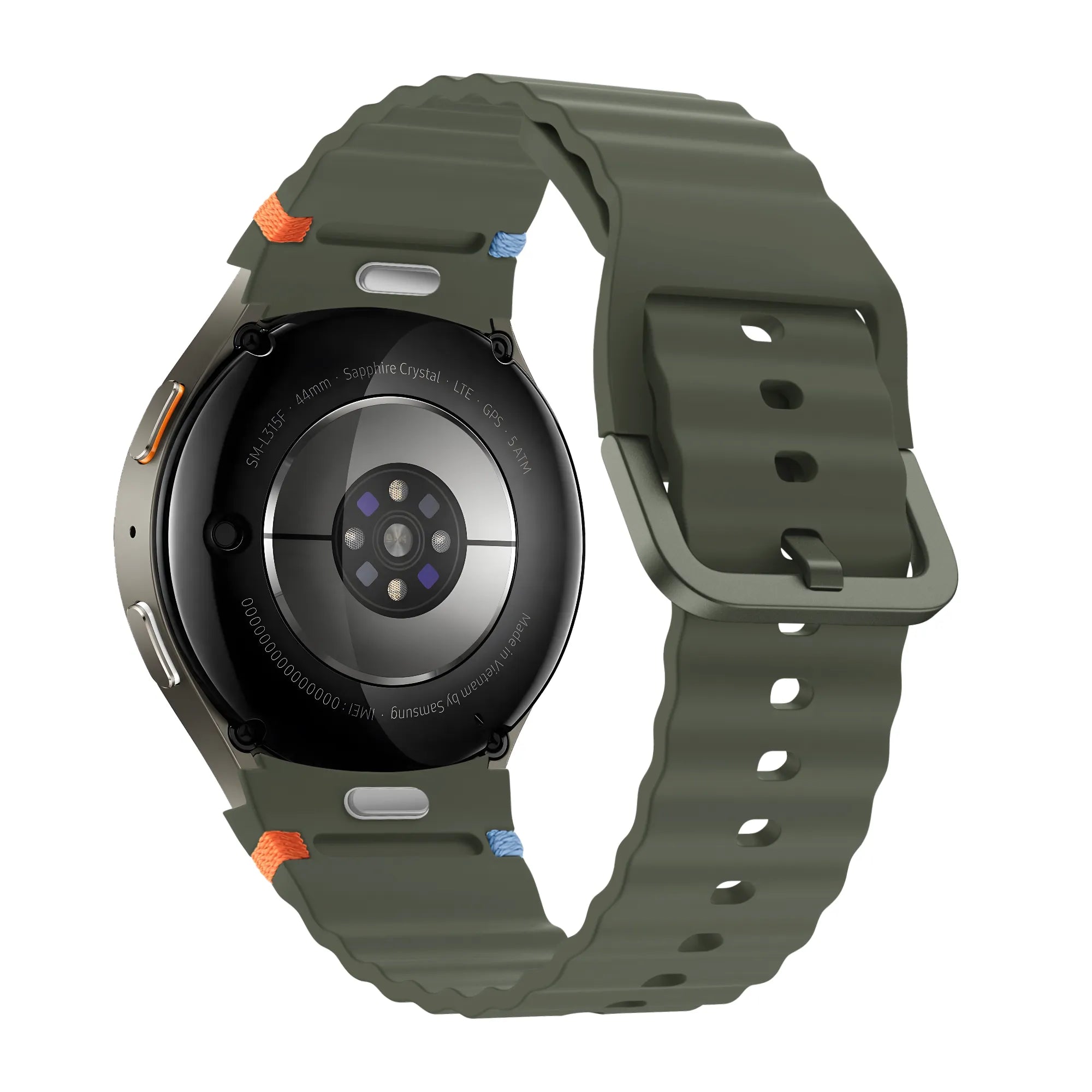 Bandz Samsung Galaxy Watch 6 - 40mm wave band 'Easy fit' (groen)