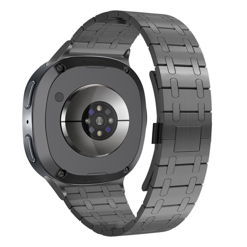 Bandz Samsung Galaxy Watch 8 - 40mm stalen band 'Royal' (zwart)