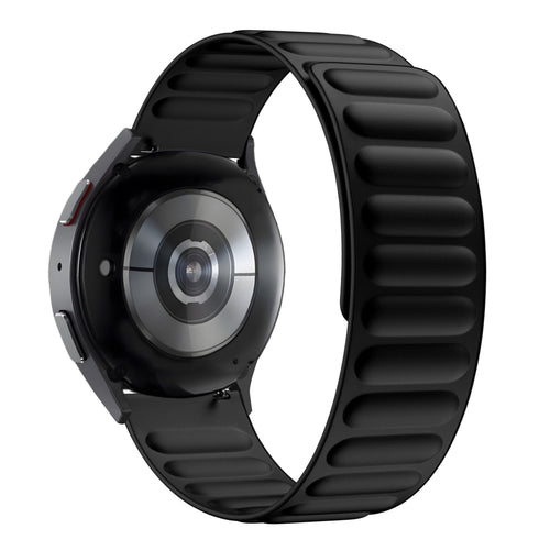 Bandz Huawei Watch GT 5 - 46mm magnetisch geweven bandje (zwart) 