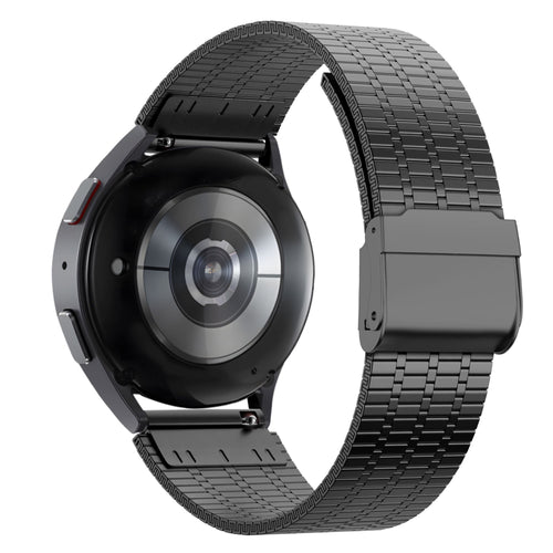 Bandz Garmin Vivoactive 6 verstelbare stalen band (zwart)