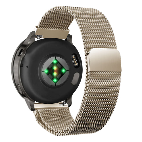 Bandz Garmin Forerunner 255s Milanese loop band (vintage goud)