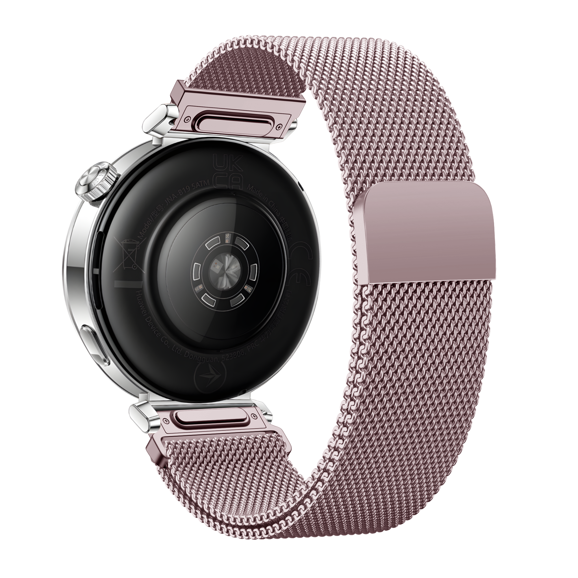 Bandz Xiaomi Watch S4 - 41mm Milanese band 'Easy fit' (roze)
