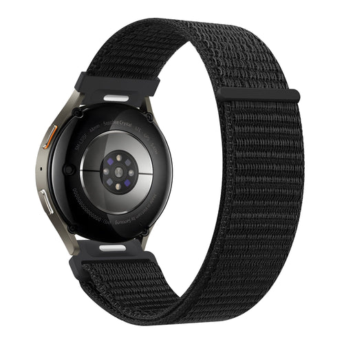 Bandz Amazfit Bip 3 nylon band 'Easy fit' (zwart)