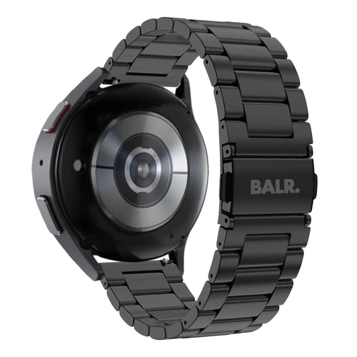 BALR Polar Grit X Pro Steel Link Strap (Black)