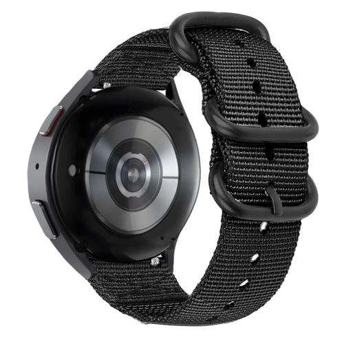 BALR Fossil Gen 6 44mm nylon band met gesp (zwart)