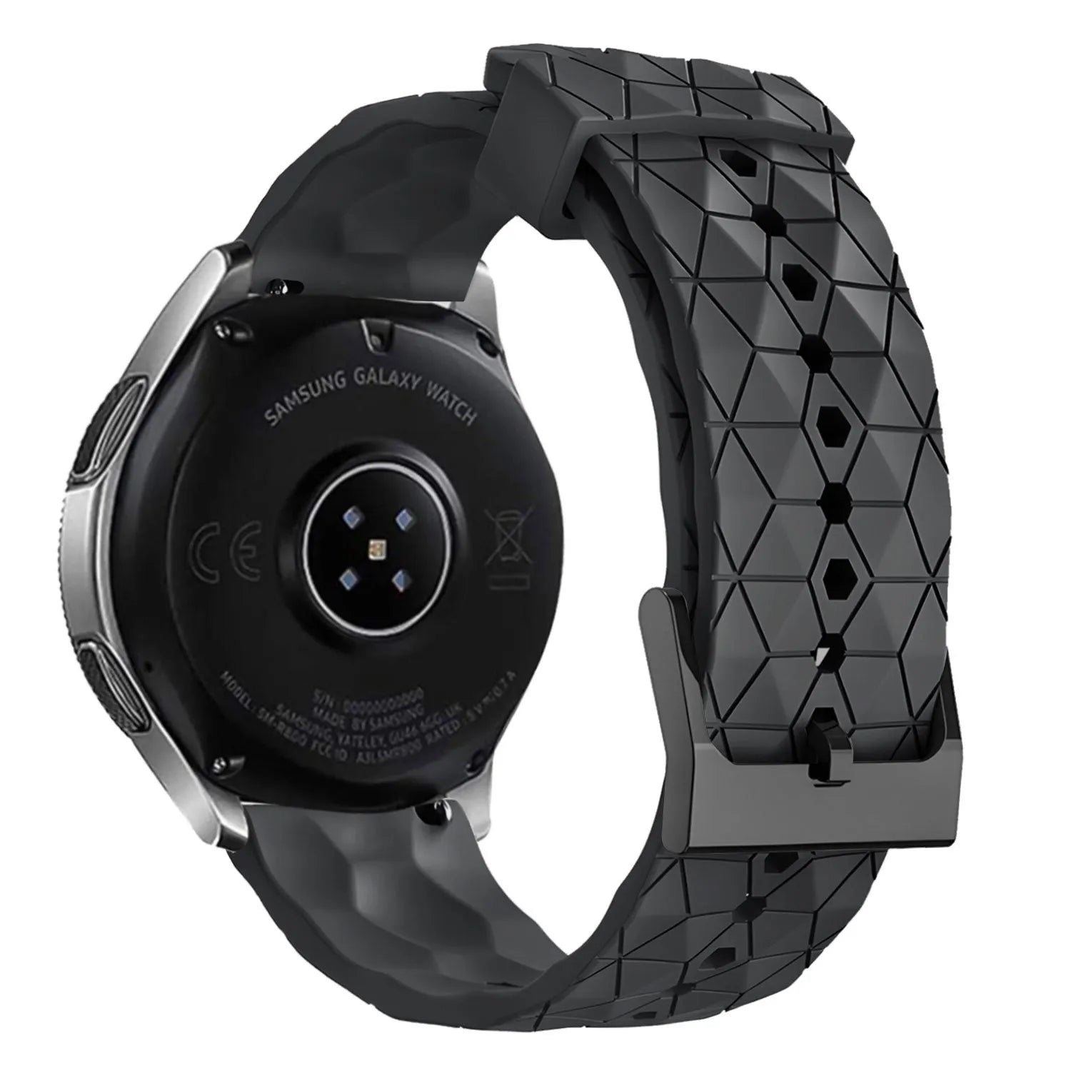 Coros Apex 2 Pro silicone hexa band (zwart)