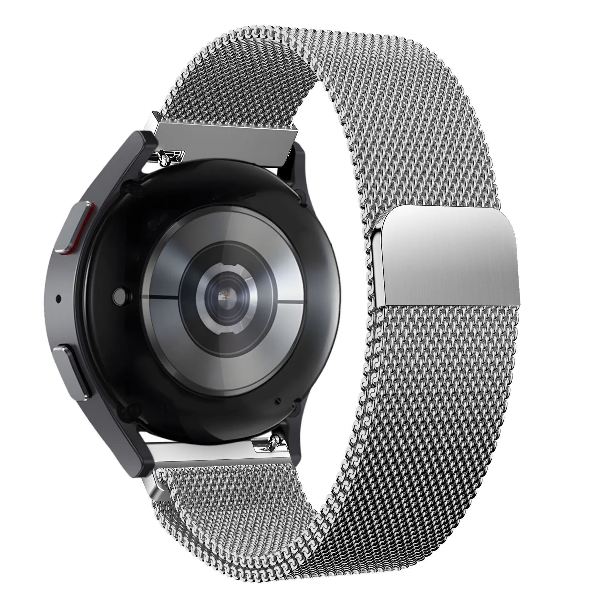 Bandz Suunto Race (S) Milanese loop band (zilver)