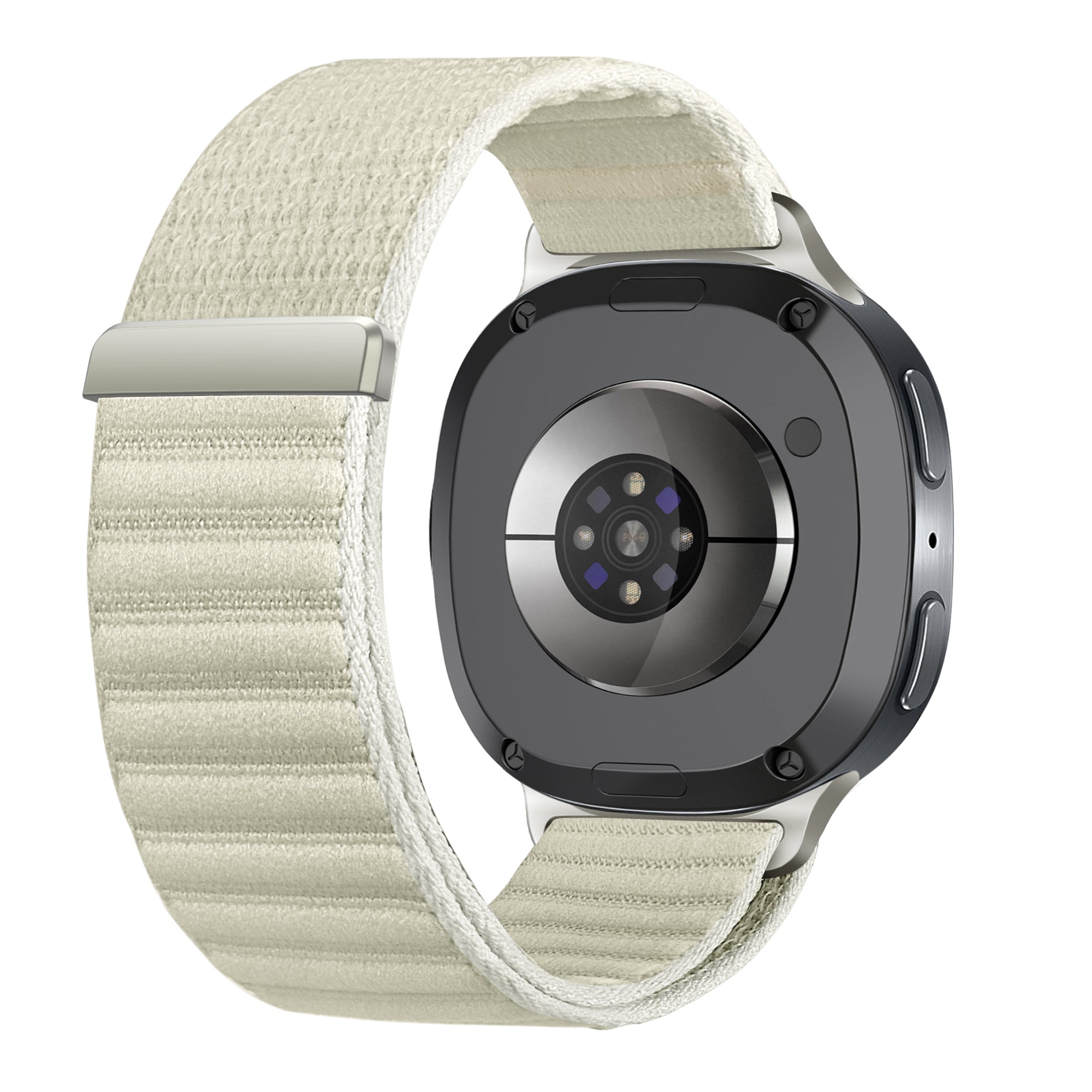 Samsung Galaxy Watch 9 - 40mm wave nylon bandje (sterrenlicht)