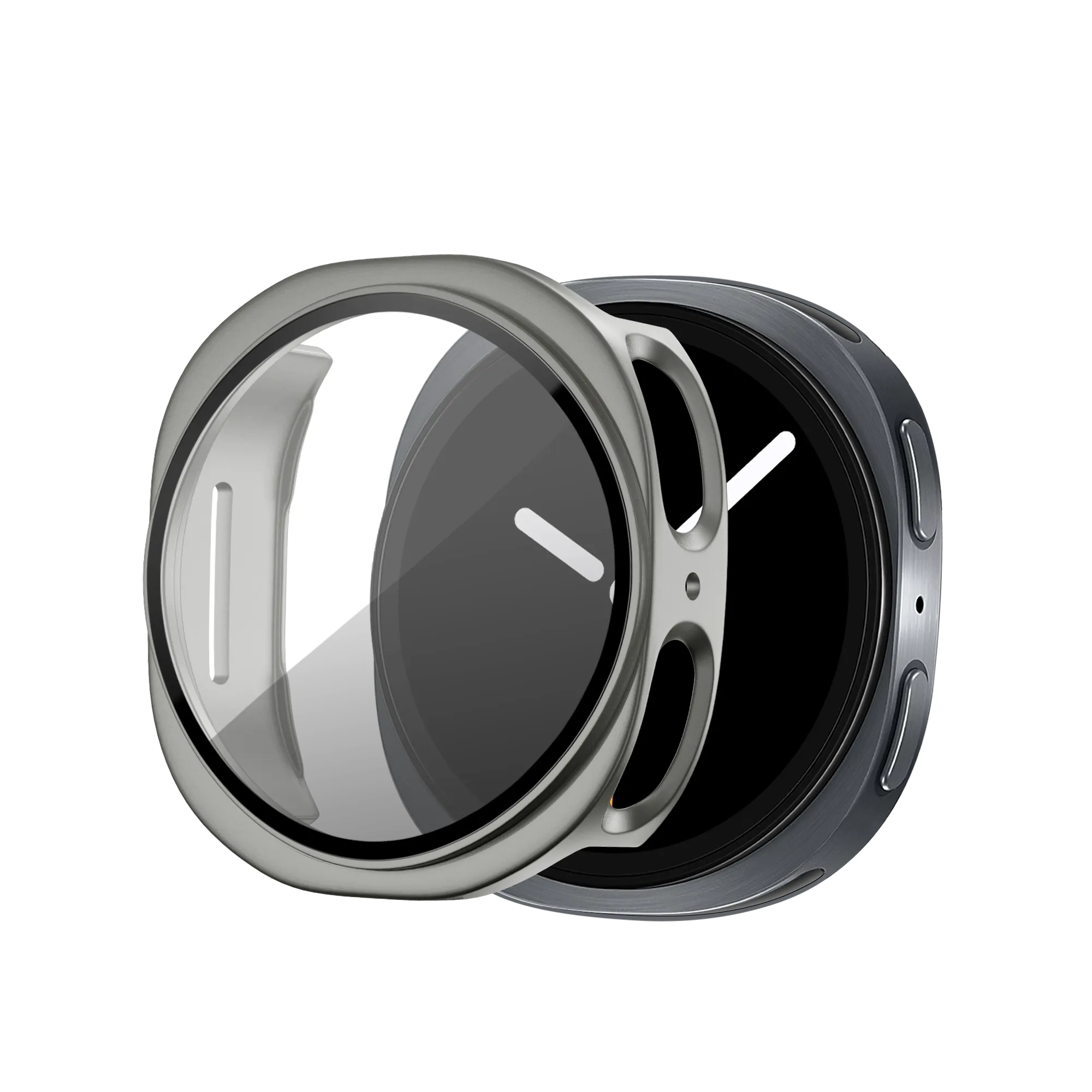 Bandz Samsung Galaxy Watch 8 - 44mm / 9 - 44mm PC Cover with Glass