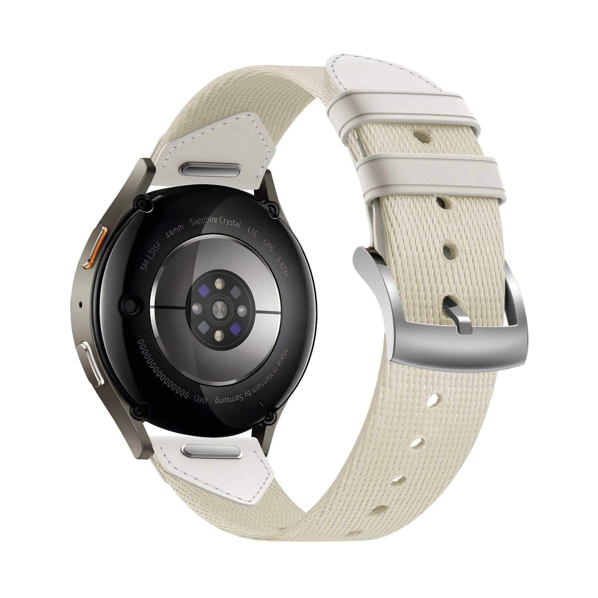 Bandz Oppo Watch X2 Mini Leather Hybrid Strap 'Easy Fit' (Starlight)