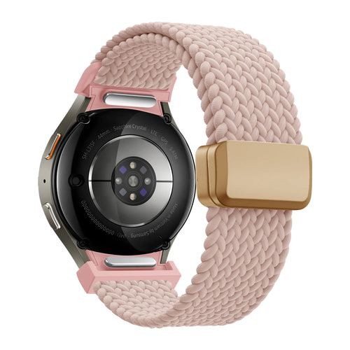Bandz Samsung Galaxy Watch 5 Pro gevlochten band 'Easy fit' (roze)