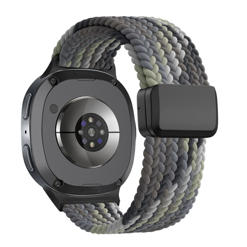 Bandz Samsung Galaxy Watch 9 - 44mm Magnetic Braided Strap (Slate)