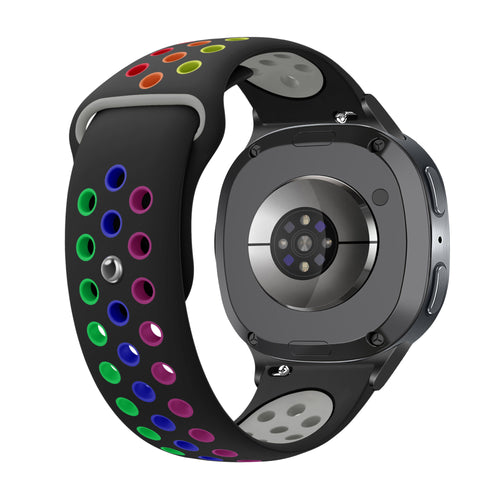 Samsung Galaxy Watch 9 - 44mm Sport Strap (Black/Colourful)