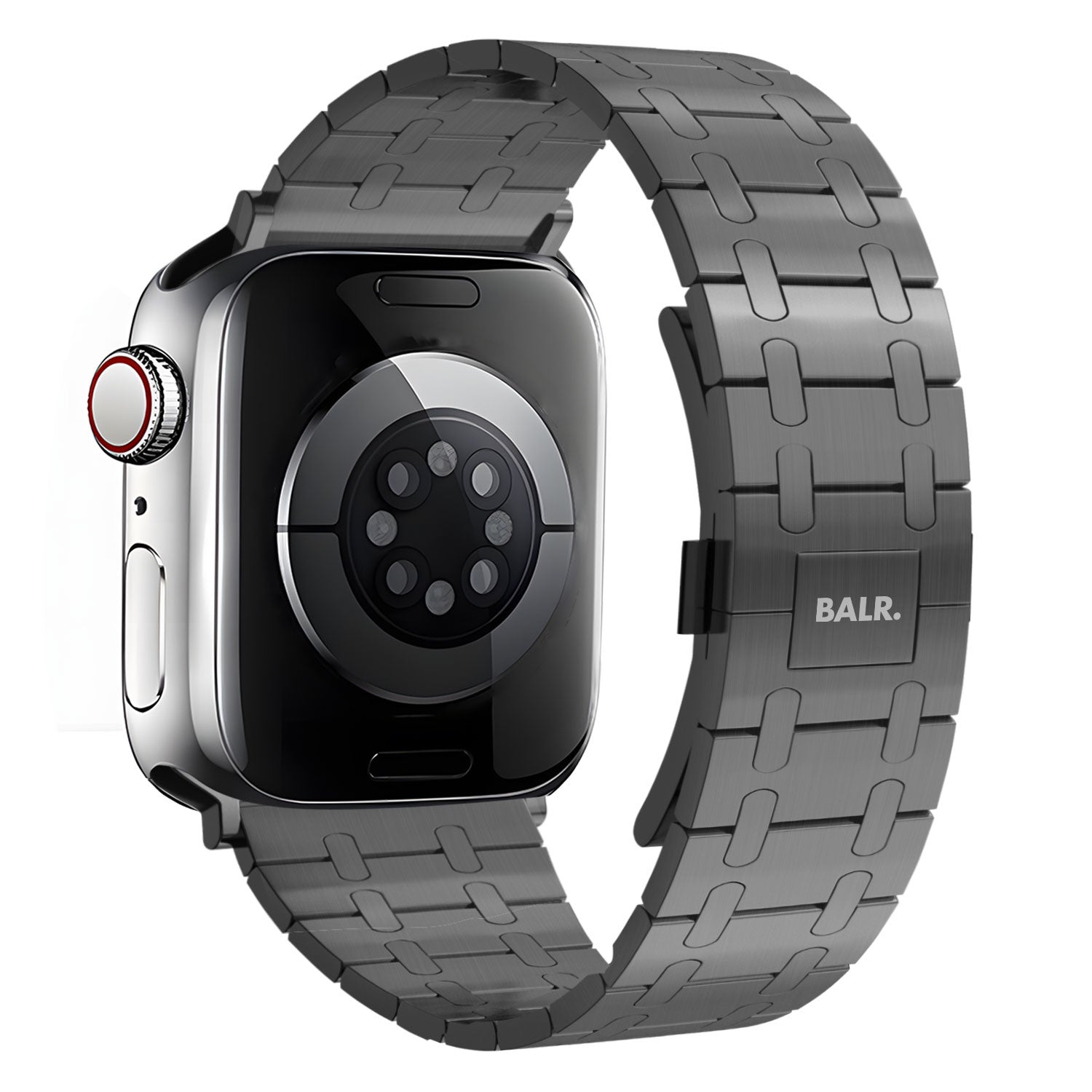 BALR Apple Watch Ultra RVS stalen band (zwart)