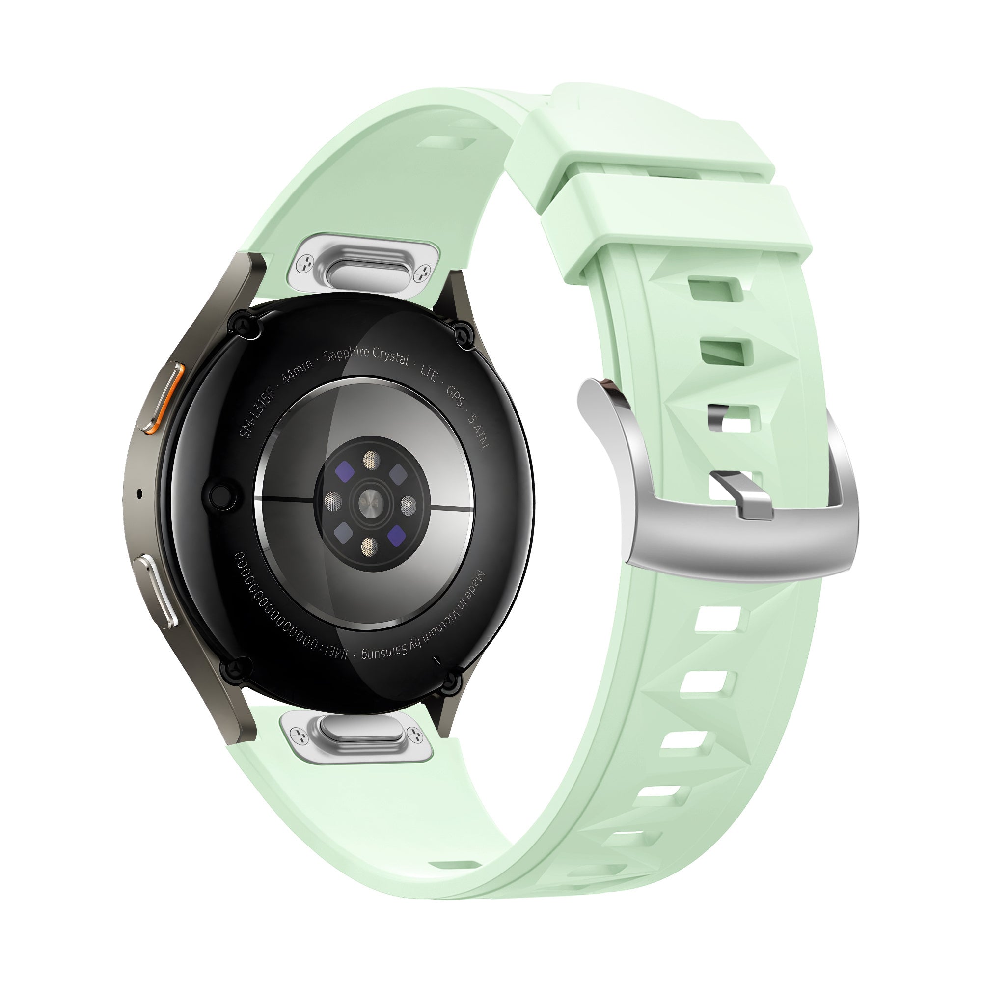 Bandz Huawei Watch GT 5 Pro - 42mm siliconen band 'Easy fit' (lichtgroen)