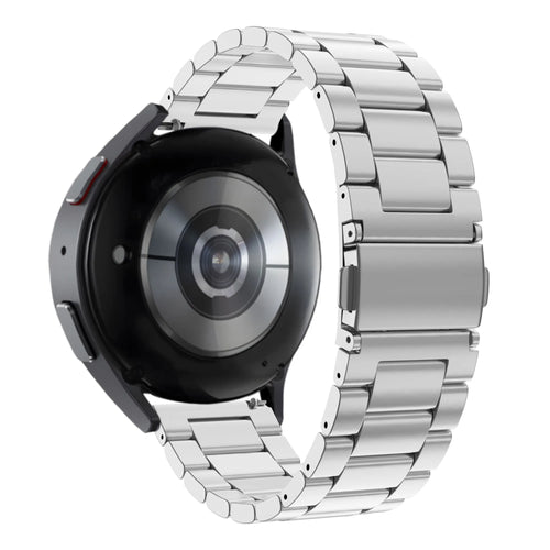 Bandz Amazfit Balance 2 stalen band 'Classic' (zilver)
