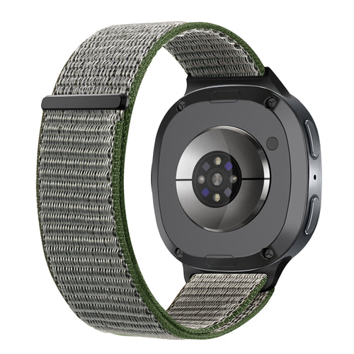 Samsung Galaxy Watch 8 - 44mm Nylon Strap (Olive Green)