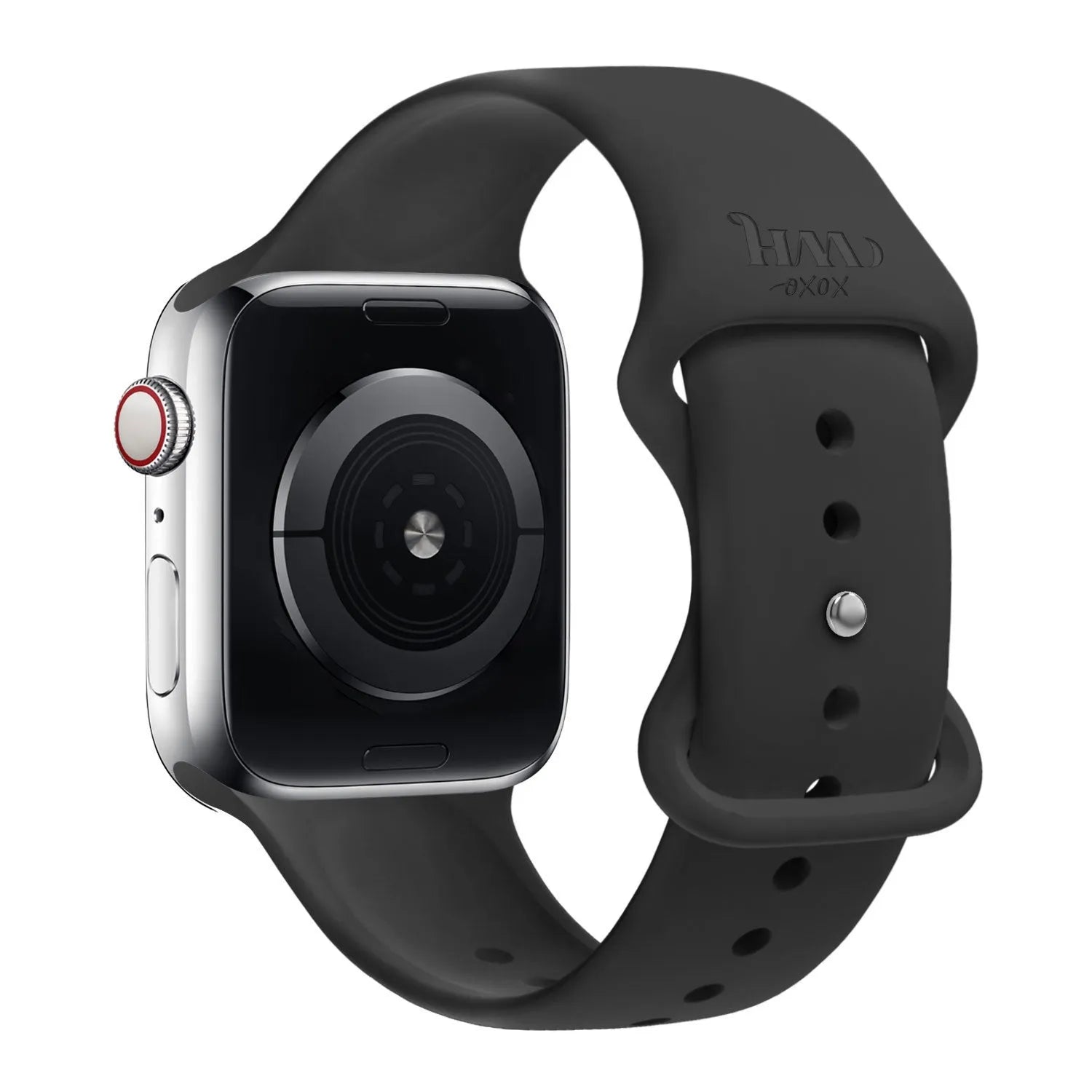 xoxo Wildhearts Apple Watch siliconen bandje (zwart)