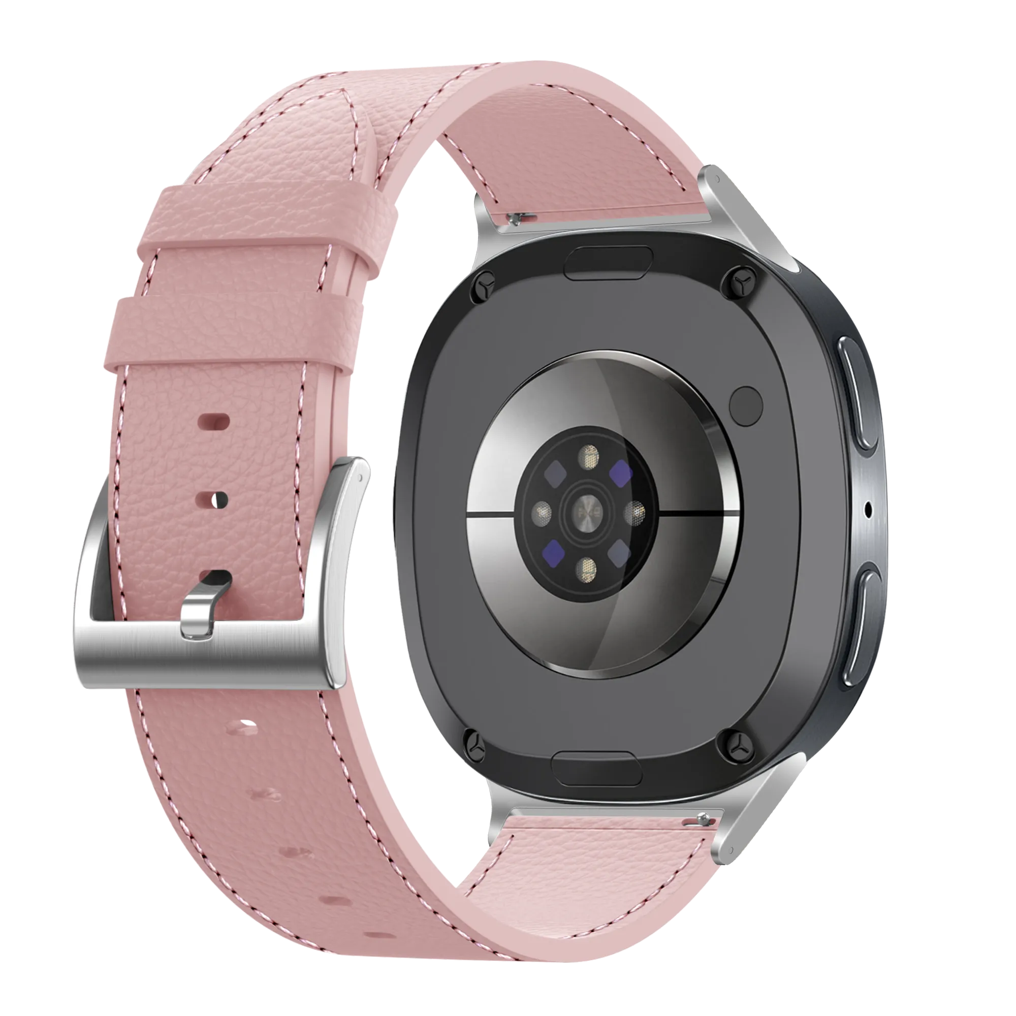 Samsung Galaxy Watch 8 - 40mm leren grain band (roze)
