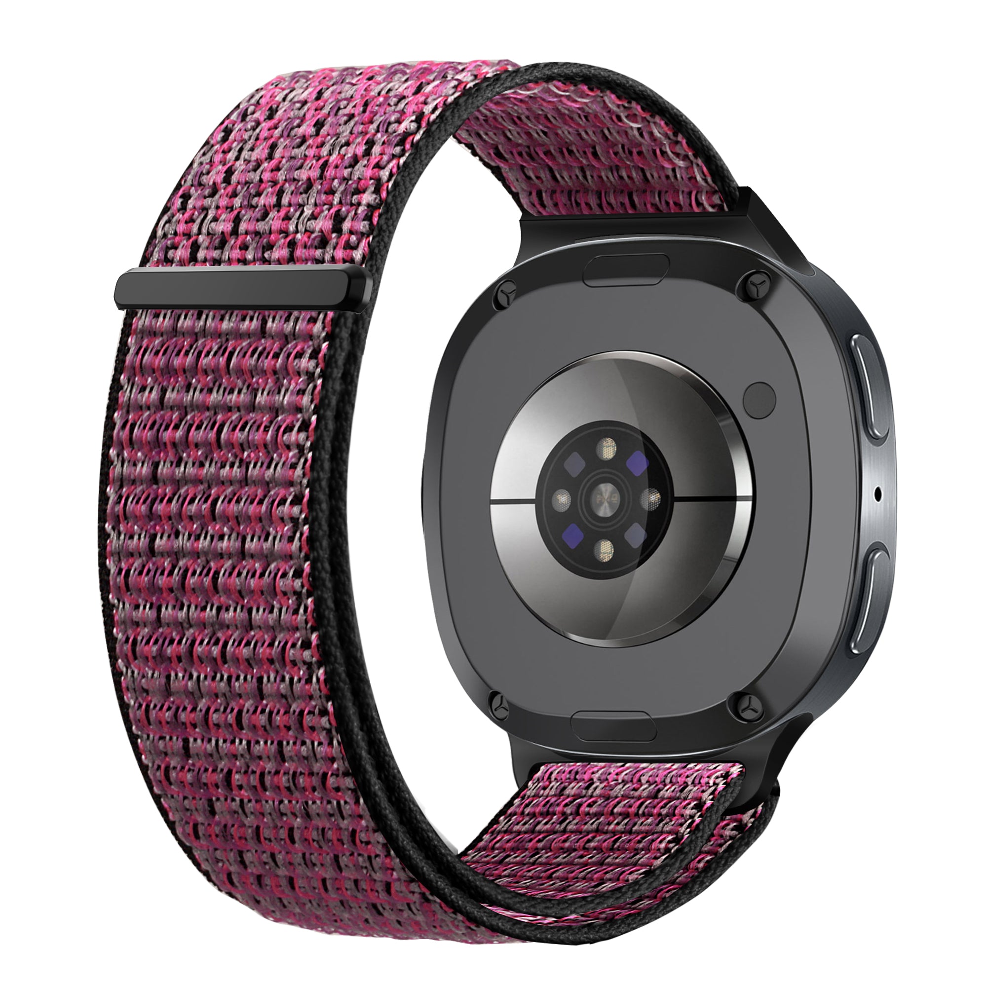 Samsung Galaxy Watch 8 - 44mm Nylon Strap (Crimson Berry)
