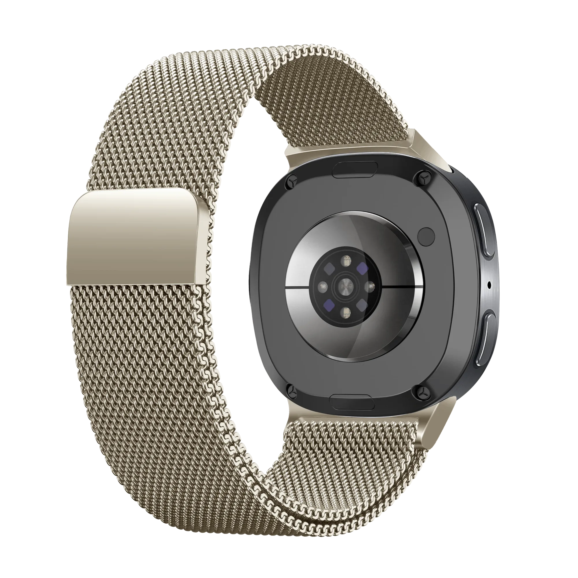 Samsung Galaxy Watch 8 - 44mm Milanese band (retro goud)